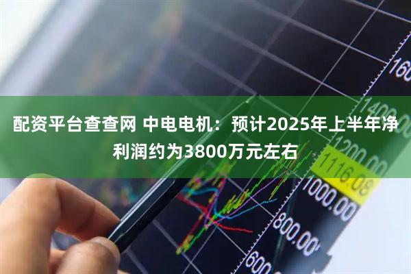 配资平台查查网 中电电机：预计2025年上半年净利润约为3800万元左右